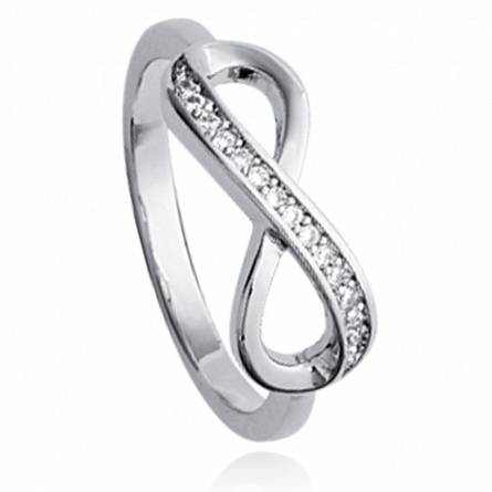 Woman silver Anke infinity ring