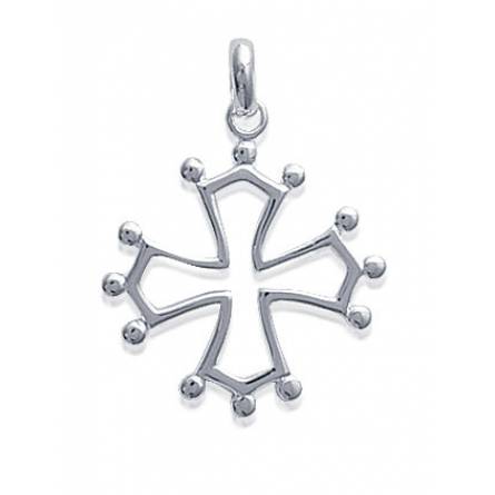 Woman silver éridionale crosses pendant