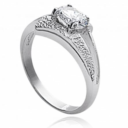 Woman silver Eleganza ring