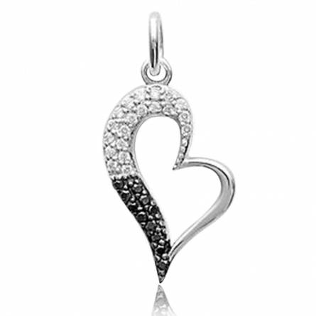 Woman silver Eternel hearts pendant