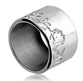 Woman silver Feuillage ring