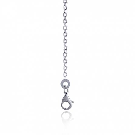 Woman silver forcat chains