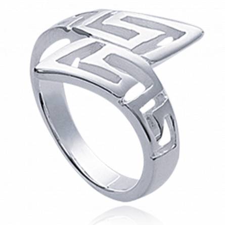 Woman silver Géométrie  ring