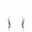 Woman silver  logilan earring mini