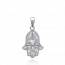 Woman silver Main Fatma 7 pendant mini