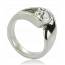 Woman silver metal Alida ring mini