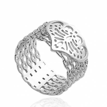 Woman silver Mily hearts ring