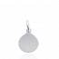 Woman silver Neutre 2 circular pendant mini