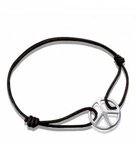 Woman silver Peace 69 peace bracelet