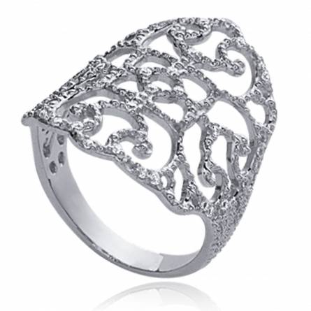 Woman silver Plénitude ring