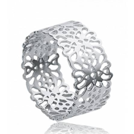 Woman silver Pollen subtil lace ring