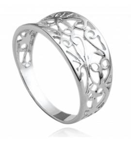 Woman silver Polo ring
