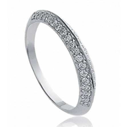 Woman silver Reflet sensuel ring