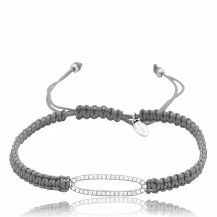 Woman silver Republica grey bracelet