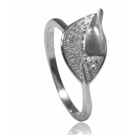 Woman silver Star glam ring