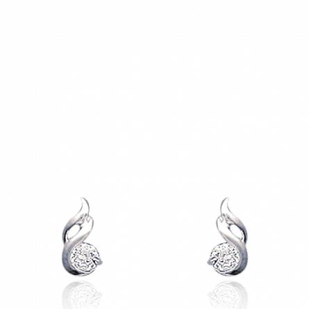 Woman silver Tansia earring