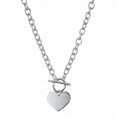 Woman stainless steel Arime hearts necklace