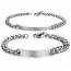 Woman stainless steel curb bracelet 2