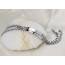 Woman stainless steel curb bracelet 2