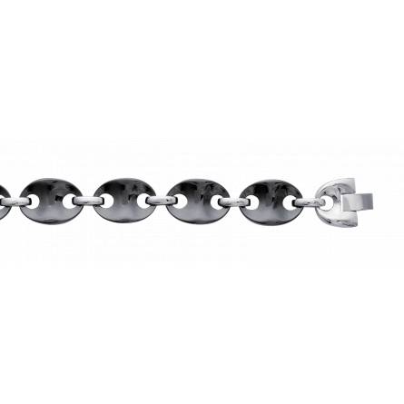 Woman stainless steel Damier gucci black bracelet