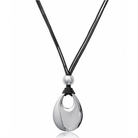 Woman stainless steel Goutte ajourée drops necklace