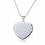 Woman stainless steel hearts necklace mini