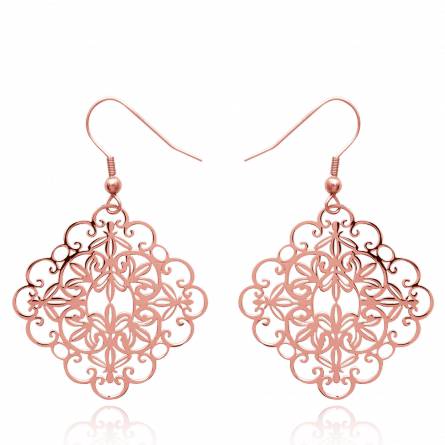 Woman stainless steel Solana pink earring