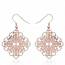 Woman stainless steel Solana pink earring mini