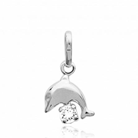 Anhänger kind silber Dauphin caraibes