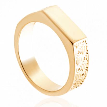 Bague femme plaqué or Baziline