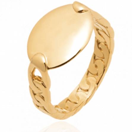 Bague femme plaqué or Naimo
