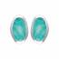 Boucles d'oreilles femme argent Adlene turquoise 2