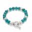 Bracelet argent pour charms turquoise Émotion mini