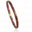 Bracelet femme acier Mitaya 17 rouge mini