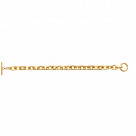 Bracelet femme plaqué or Delaya