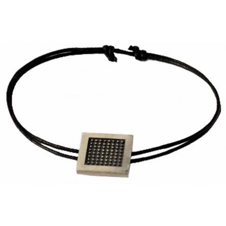 Bracelet Minimaliste coton carré Paciane