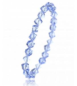 Bracelete-Charms feminino pérola Yvonne azul