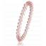 Bracelete-Charms feminino pérola Zara rosa mini