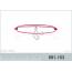 Bracelete feminino corda de nylon Colombe coração rosa 2