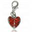 Breloque charm coeur brice mini