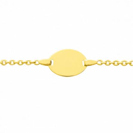 Children gold plated Tendre attention bracelet