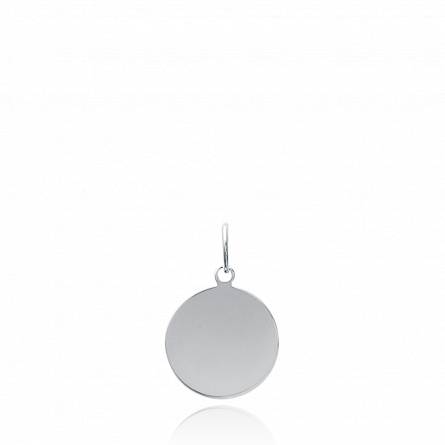 Children silver Neutre 1 circular pendant