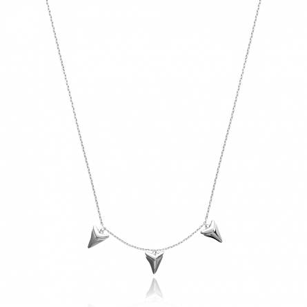 Collier femme argent Alodie triangle