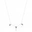 Collier femme argent Alodie triangle mini