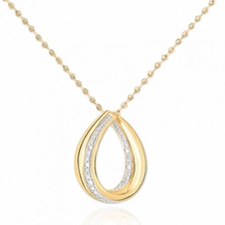 Collier femme or Dameia