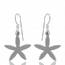 Earrings silver starfish mini