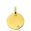 Gold Artyom circular pendant mini