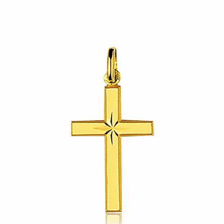 Gold Georgy crosses pendant