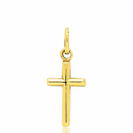 Gold Ilari crosses pendant