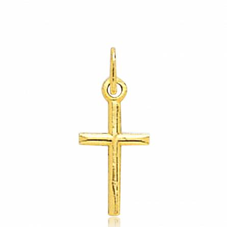 Gold Ilia crosses pendant